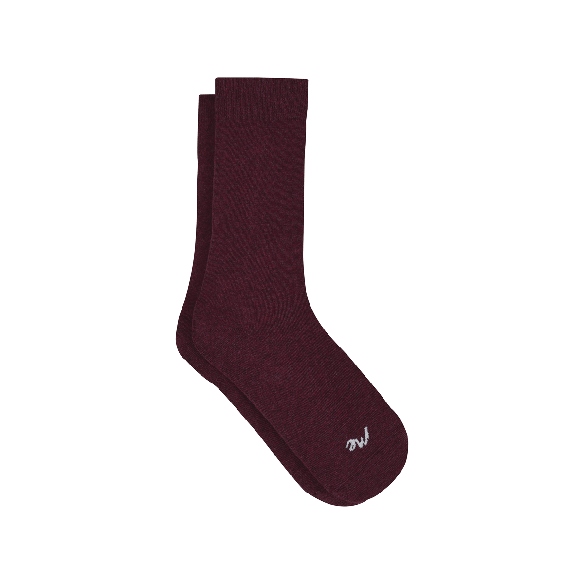 Crew Sock | Heather Wine