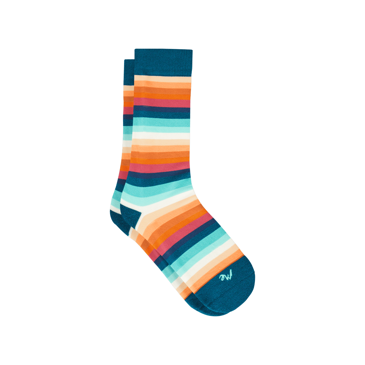 Crew Sock | Pool Stripes