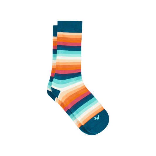 Crew Sock | Pool Stripes