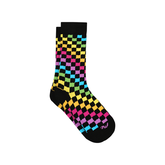 Heritage Crew Sock | Rainbow Check