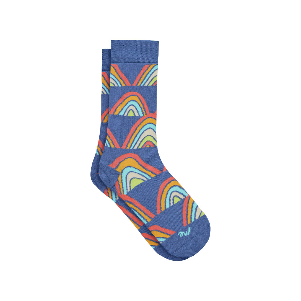 Crew Sock | Retro Rainbows