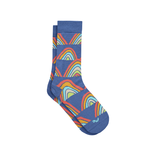 Crew Sock | Retro Rainbows