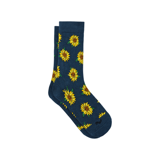 Heritage Crew Sock | Here Comes The Sunflowers