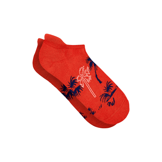 Heritage Ankle Sock | Nautical Palms