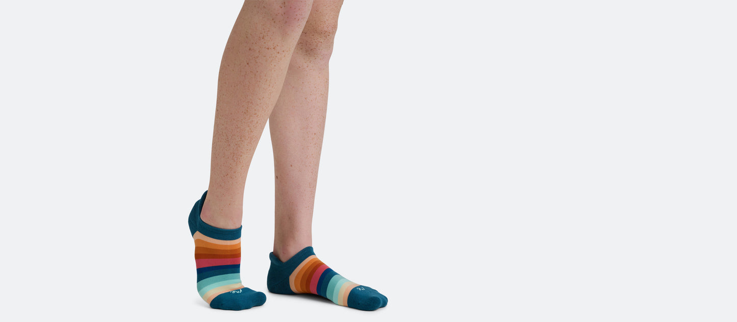 Ankle Sock | Pool Stripes