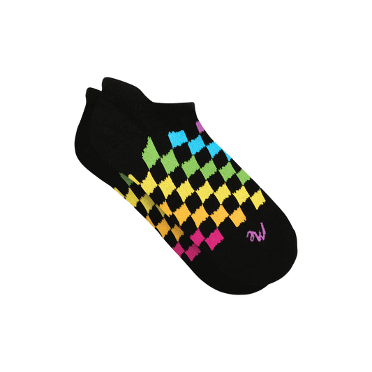 Heritage Ankle Sock | Rainbow Check