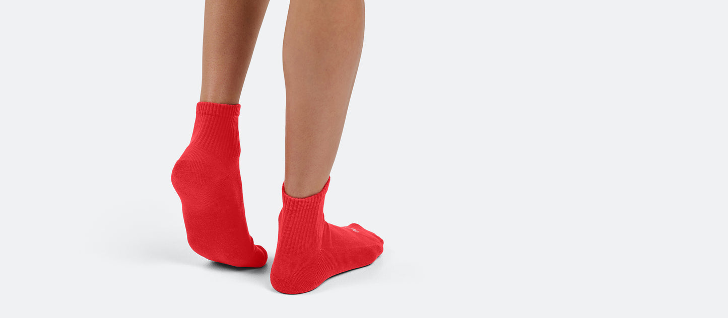 Quarter Sock | Bougie Rouge