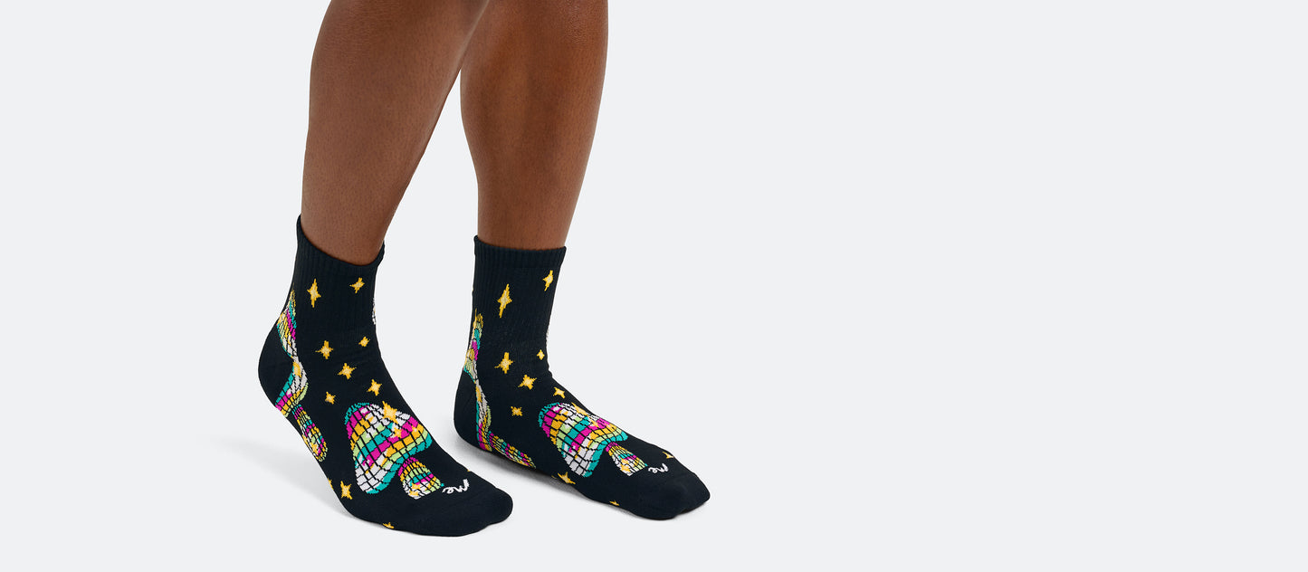 Quarter Sock 3-Pack | Disco Shrooms Pack