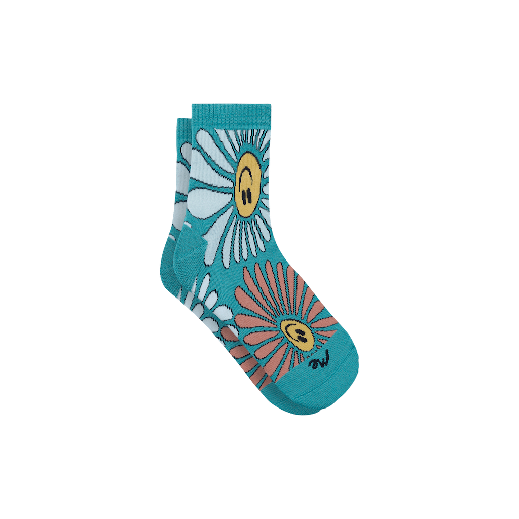 Quarter Sock | Disco Daisies