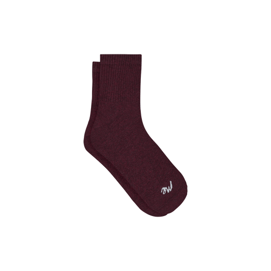 Quarter Sock | Heather Wine