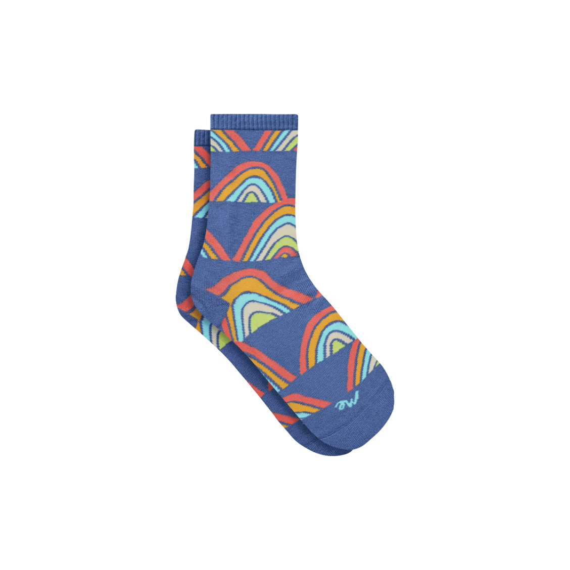 Quarter Sock | Retro Rainbows