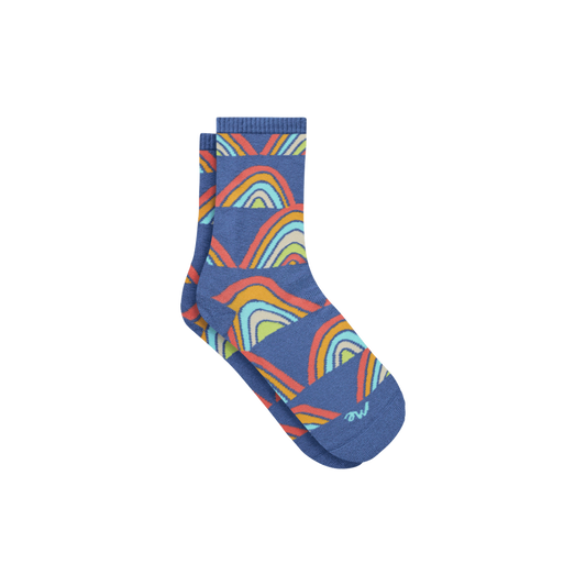 Quarter Sock | Retro Rainbows