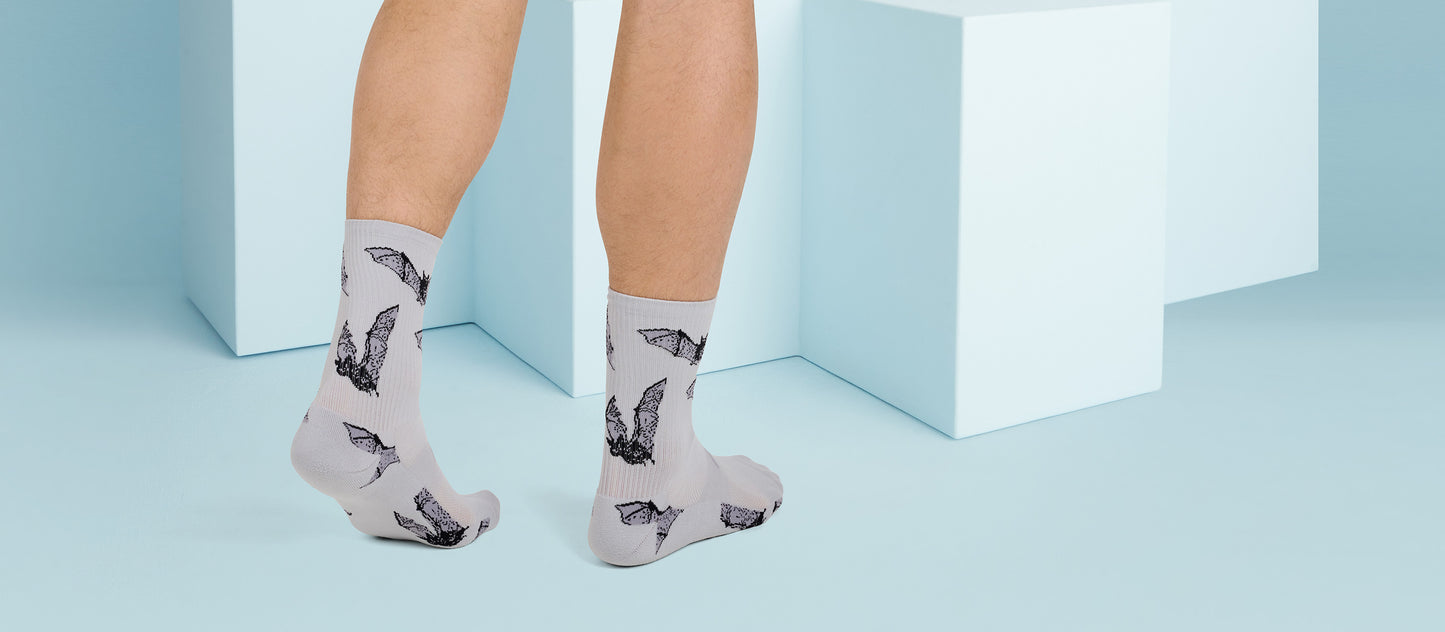 MoveMe Crew Sock | Bats