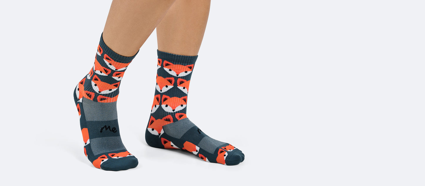 MoveMe Crew Sock | Fox