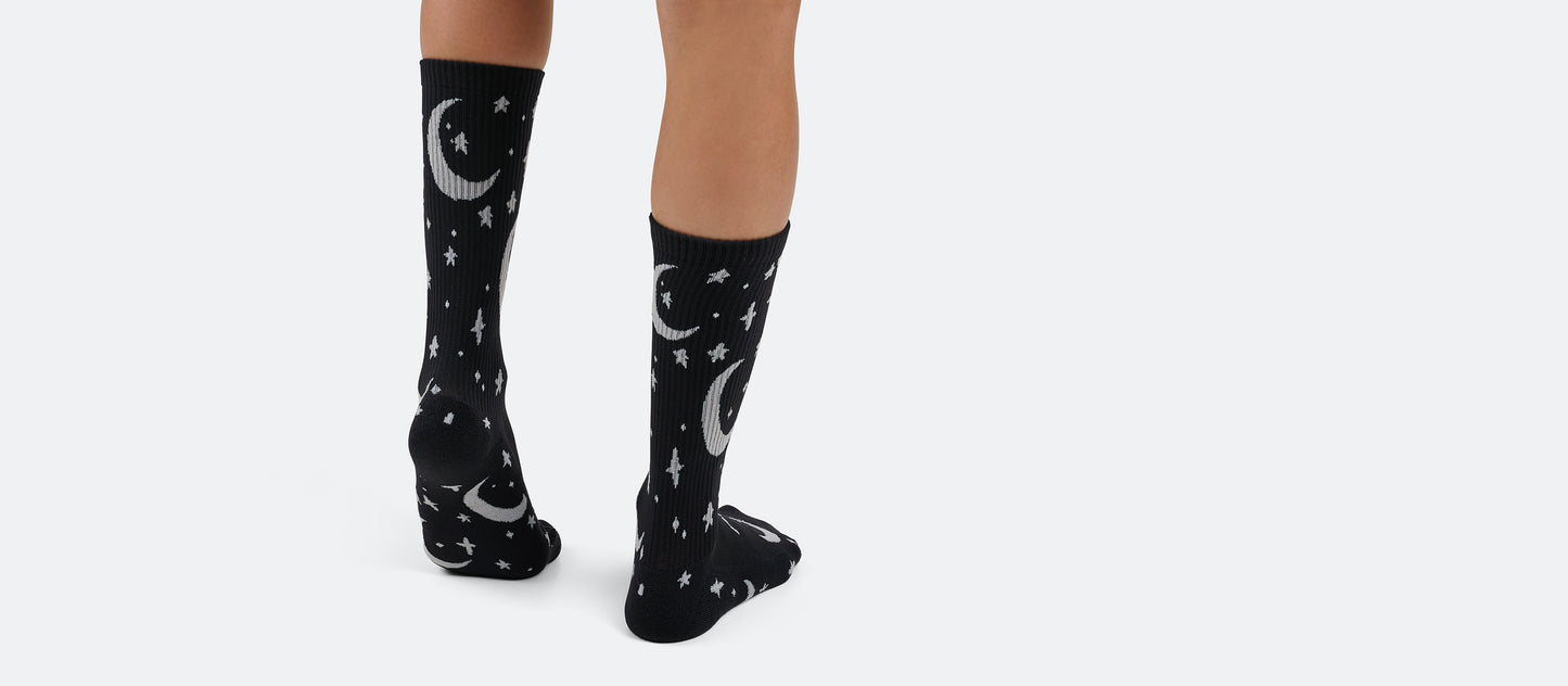 MoveMe Crew Sock | Moonrise