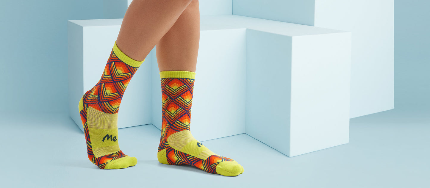 MoveMe Crew Sock | Sunrise