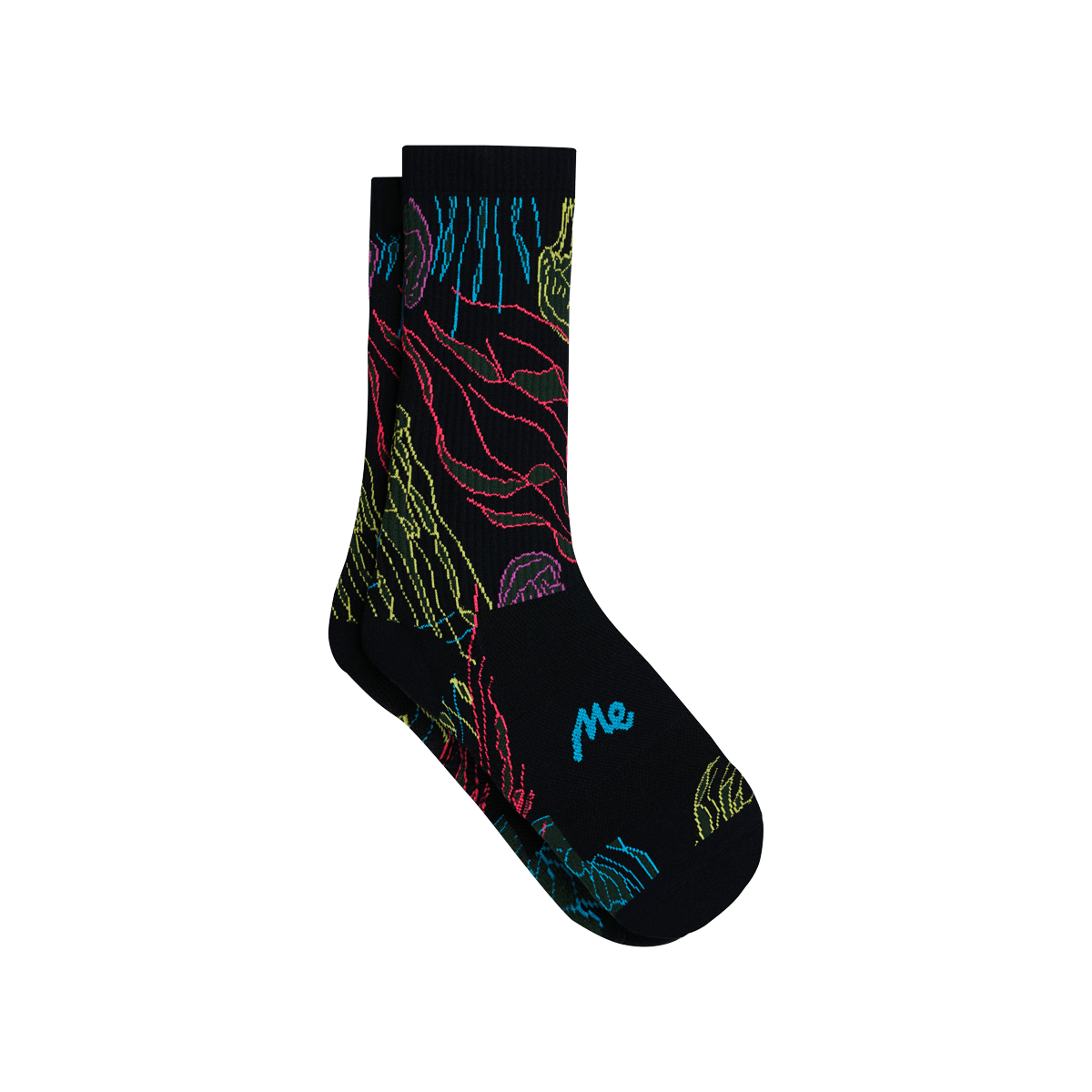 MoveMe Crew Sock | Neon Jellies