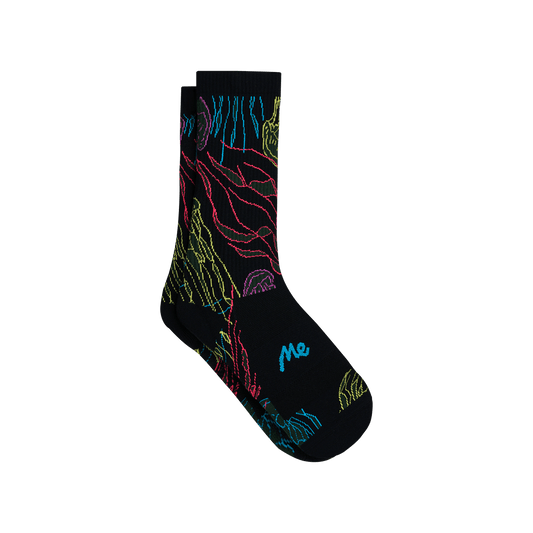 MoveMe Crew Sock | Neon Jellies