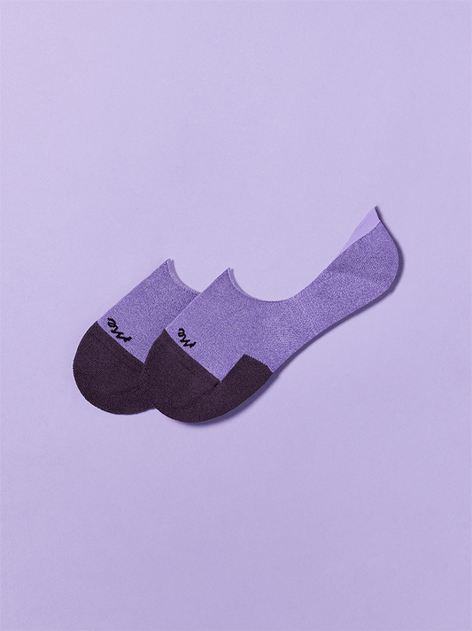 Essential No Show Sock | Eggplant