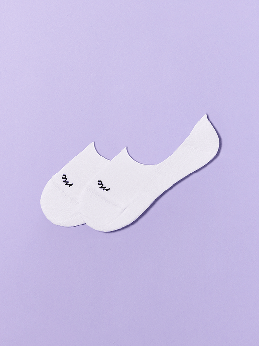 Essential No Show Sock | White
