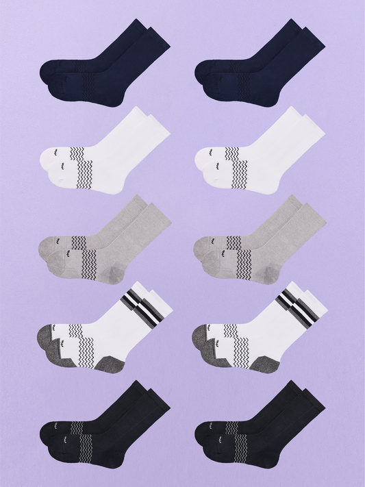 Essential Crew Sock 10-Pack | Mixed Classics Pack