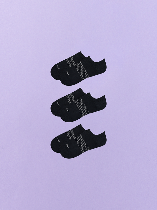 Essential Ankle Sock 3-Pack | Black Pack