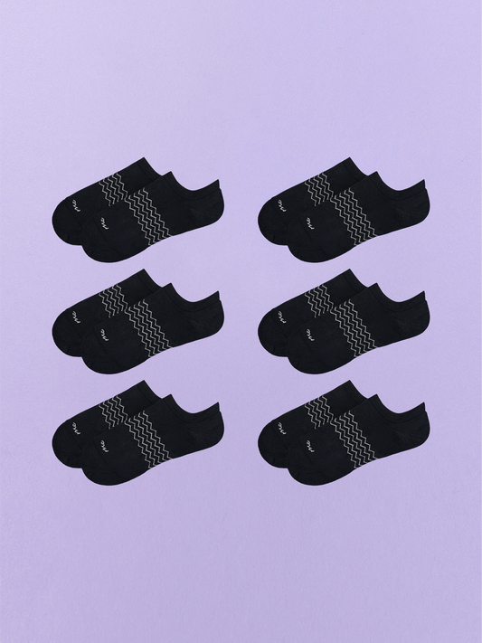 Essential Ankle Sock 6-Pack | Black Pack