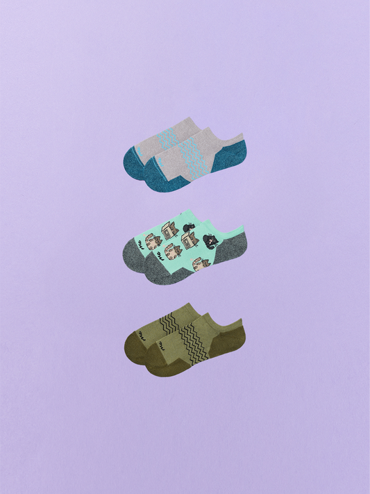 Essential Ankle Sock 3-Pack | Cats Being Cats Pack