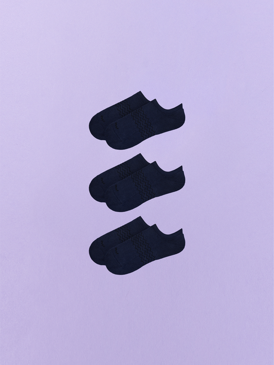 Essential Ankle Sock 3-Pack | Dark Sapphire Pack
