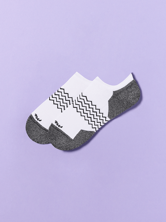Essential Ankle Sock | White Stripe