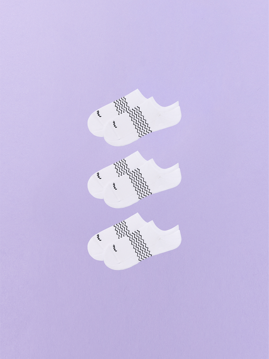 Essential Ankle Sock 3-Pack | White Pack