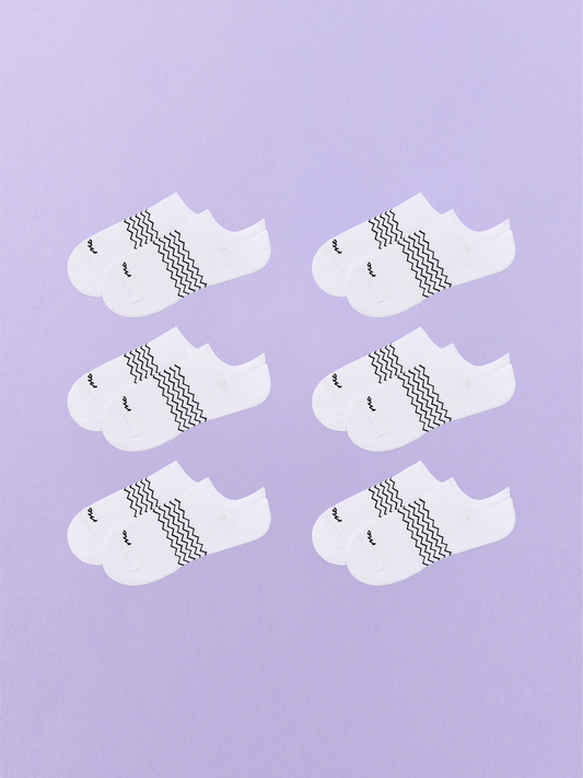 Essential Ankle Sock 6-Pack | White Pack