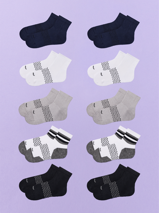 Essential Quarter Sock 10-Pack | Mixed Classics Pack