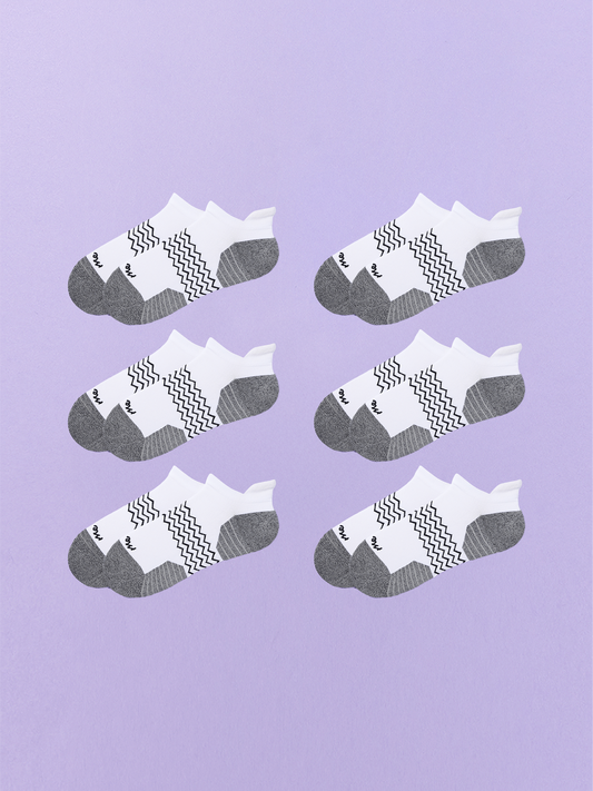 Active Ankle Sock 6-Pack | White Pack
