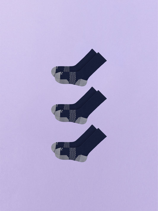 Active Crew Sock 3-Pack | Dark Sapphire Pack