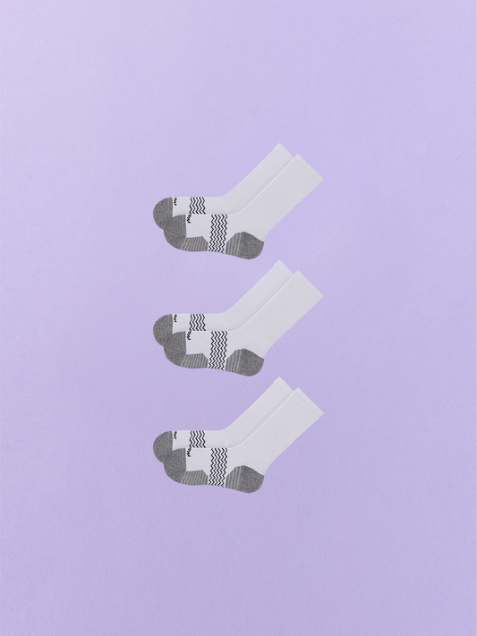 Active Crew Sock 3-Pack | Heather Grey Pack