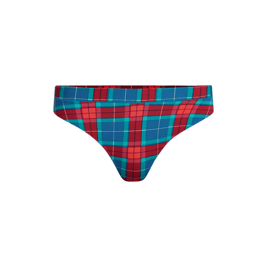 FeelFree Thong | Very Merry Plaid