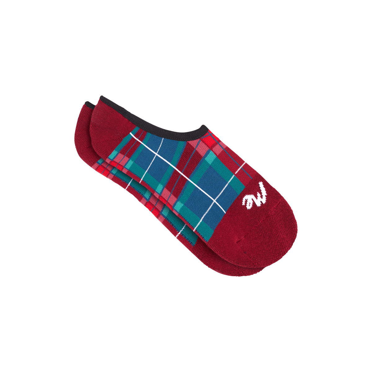 No Show Sock | Very Merry Plaid