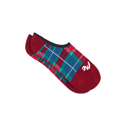 No Show Sock | Very Merry Plaid