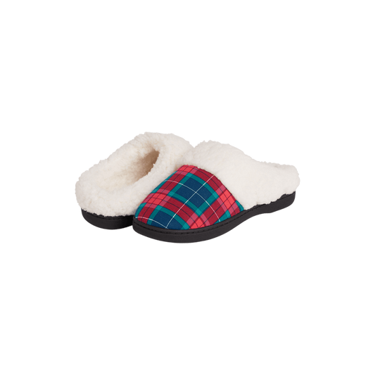 Hard Sole Slippers | Very Merry Plaid