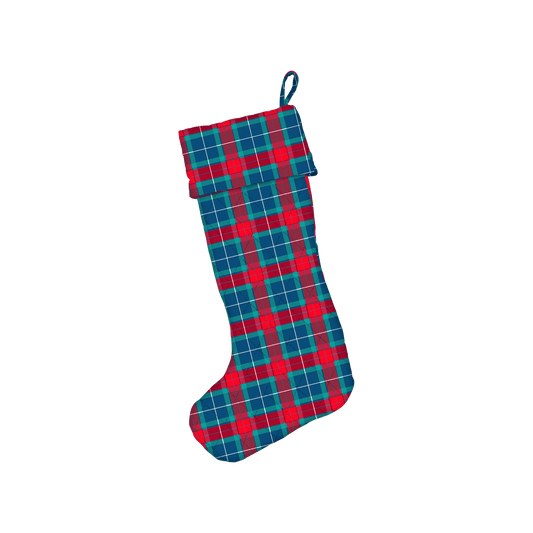 Quilted Modal Stocking | Very Merry Plaid