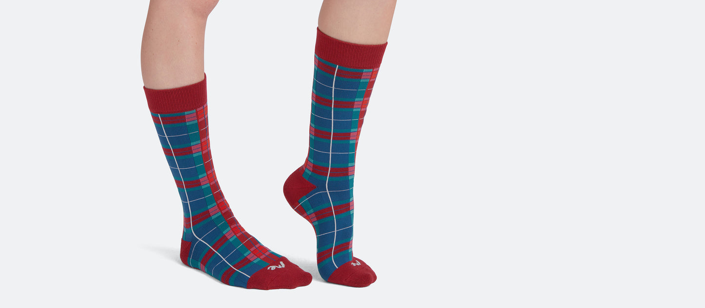 Crew Sock | Very Merry Plaid