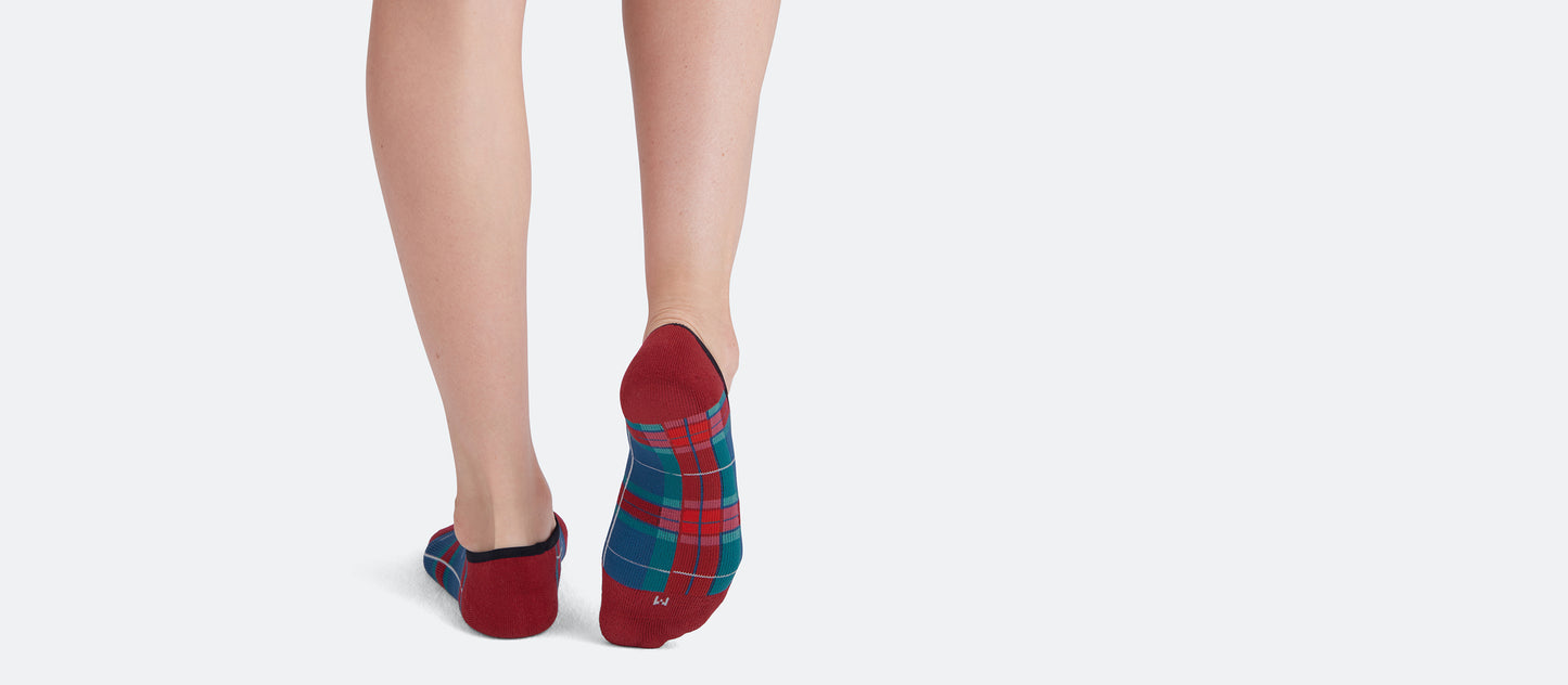 Heritage No Show Sock | Very Merry Plaid