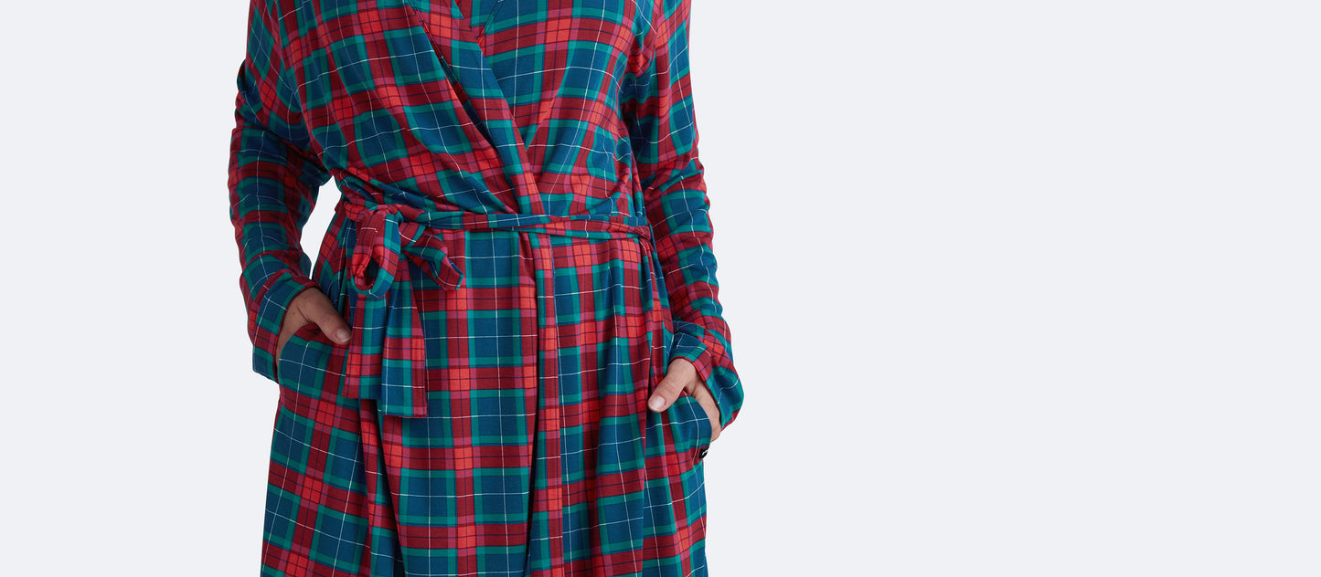 Women's Modal Robe | Very Merry Plaid