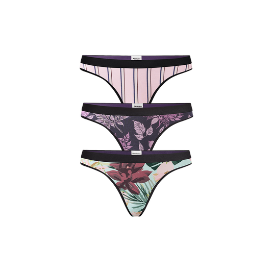 UltraModal™ Core Thong 3-Pack | Summer Garden Pack