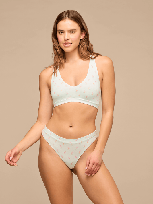 UltraModal™ FeelFree Thong | Blue Flamingos