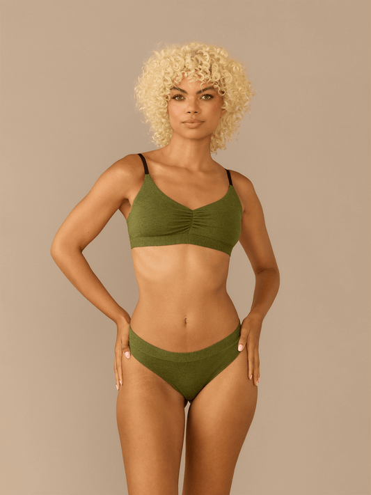 FeelFree Thong | Heather Olive