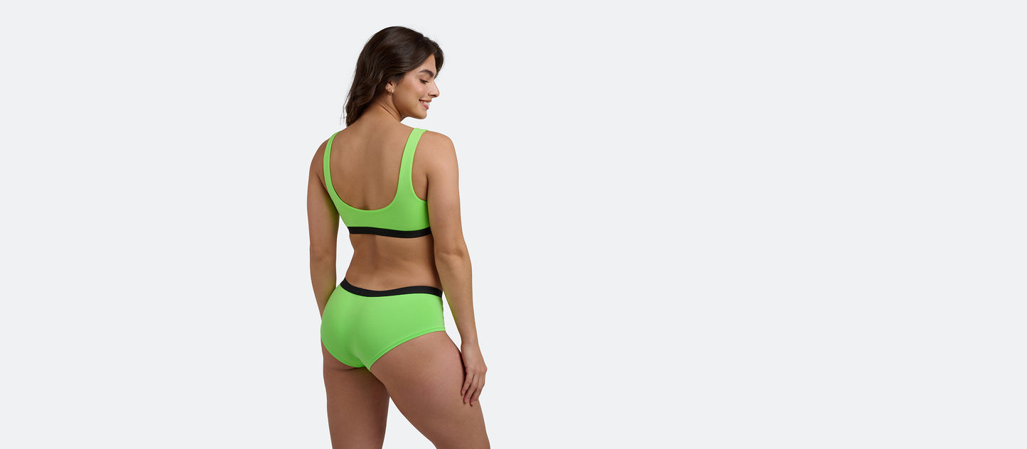 UltraModal™ Core Scoop Bralette | Neon Green