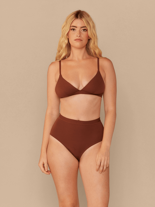 FeelFree High-Waisted Cheeky | Cedar Wood