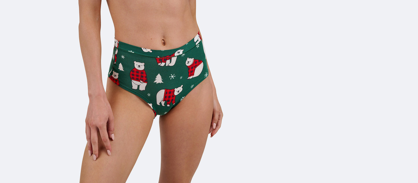 FeelFree High-Waisted Cheeky | Cozy Bears